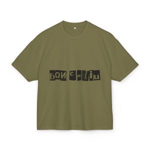 Camiseta box ultra gruesa - Verde oliva - Camiseta «Bon caliu»