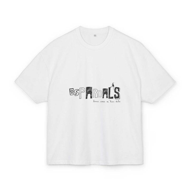 Camiseta box ultra gruesa - Blanco - Espardals — Bona cosa m’has dita