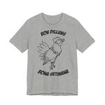 Camiseta jersey manga corta - Gris jaspeado - Camiseta «Bon dilluns, bona setmana»