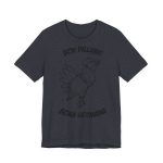 Camiseta jersey manga corta - Azul marino jaspeado - Camiseta «Bon dilluns, bona setmana»