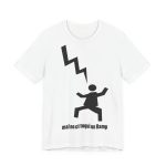 Camiseta jersey manga corta - Blanco - Mal no et toqui un llamp Camiseta jersey manga corta - Blanco - Mal no et toqui un llamp