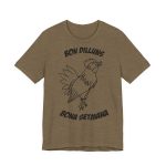 Camiseta jersey manga corta - Verde oliva jaspeado - Camiseta «Bon dilluns, bona setmana»
