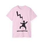 Camiseta ultra algodon - Rosa claro - Mal no et toqui un llamp Camiseta ultra algodon - Rosa claro - Mal no et toqui un llamp