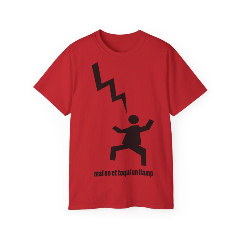 Camiseta ultra algodon - Rojo - Mal no et toqui un llamp