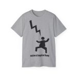 Camiseta ultra algodon - Gris deportivo - Mal no et toqui un llamp Camiseta ultra algodon - Gris deportivo - Mal no et toqui un llamp