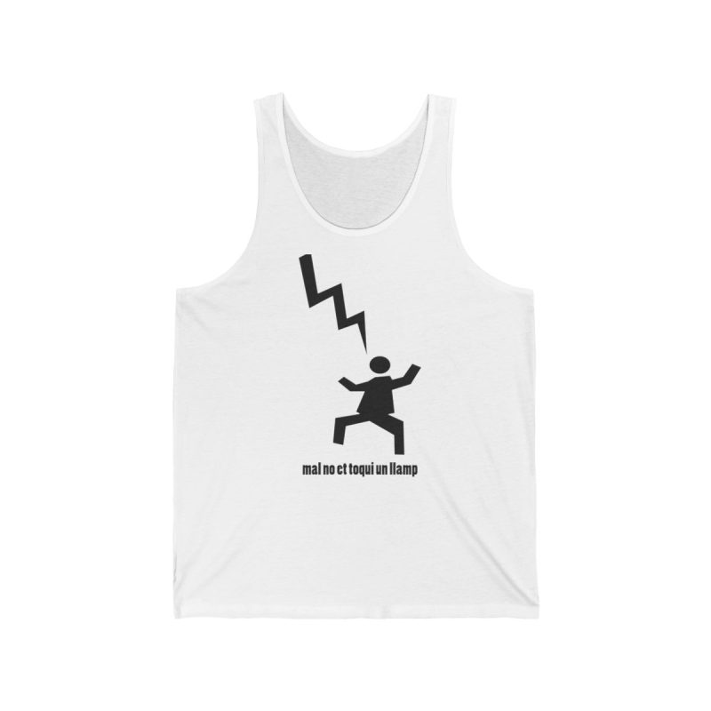 Camiseta de tirantes - Blanco - Mal no et toqui un llamp