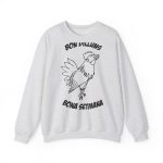 Sudadera cuello redondo - Gris ceniza - Camiseta «Bon dilluns, bona setmana»