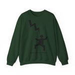 Sudadera cuello redondo - Verde bosque - Mal no et toqui un llamp Sudadera cuello redondo - Verde bosque - Mal no et toqui un llamp