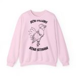 Sudadera cuello redondo - Rosa claro - Camiseta «Bon dilluns, bona setmana»