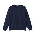 Sudadera cuello redondo - Azul marino - Camiseta «Bon dilluns, bona setmana»
