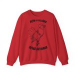 Sudadera cuello redondo - Rojo - Camiseta «Bon dilluns, bona setmana»