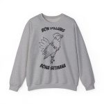 Sudadera cuello redondo - Gris deportivo - Camiseta «Bon dilluns, bona setmana»