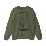 Sudadera cuello redondo - Verde militar - Camiseta «Bon dilluns, bona setmana»