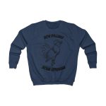 Sudadera infantil - Azul marino Oxford - Camiseta «Bon dilluns, bona setmana»