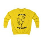 Sudadera infantil - Amarillo sol - Camiseta «Bon dilluns, bona setmana»