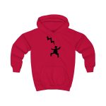 Sudadera con capucha infantil - Rojo fuego - Mal no et toqui un llamp Sudadera con capucha infantil - Rojo fuego - Mal no et toqui un llamp