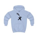 Sudadera con capucha infantil - Azul cielo - Mal no et toqui un llamp Sudadera con capucha infantil - Azul cielo - Mal no et toqui un llamp