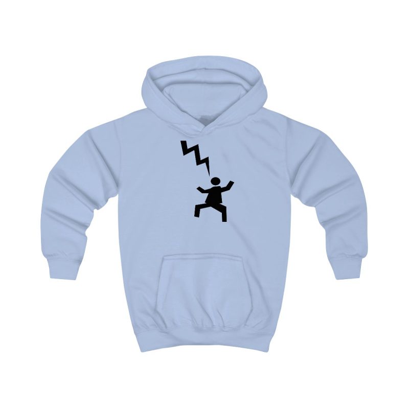 Sudadera con capucha infantil - Azul cielo - Mal no et toqui un llamp