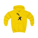 Sudadera con capucha infantil - Amarillo sol - Mal no et toqui un llamp Sudadera con capucha infantil - Amarillo sol - Mal no et toqui un llamp