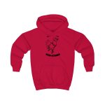Sudadera con capucha infantil - Rojo fuego - Camiseta «Bon dilluns, bona setmana» Sudadera con capucha infantil - Rojo fuego - Camiseta «Bon dilluns, bona setmana»
