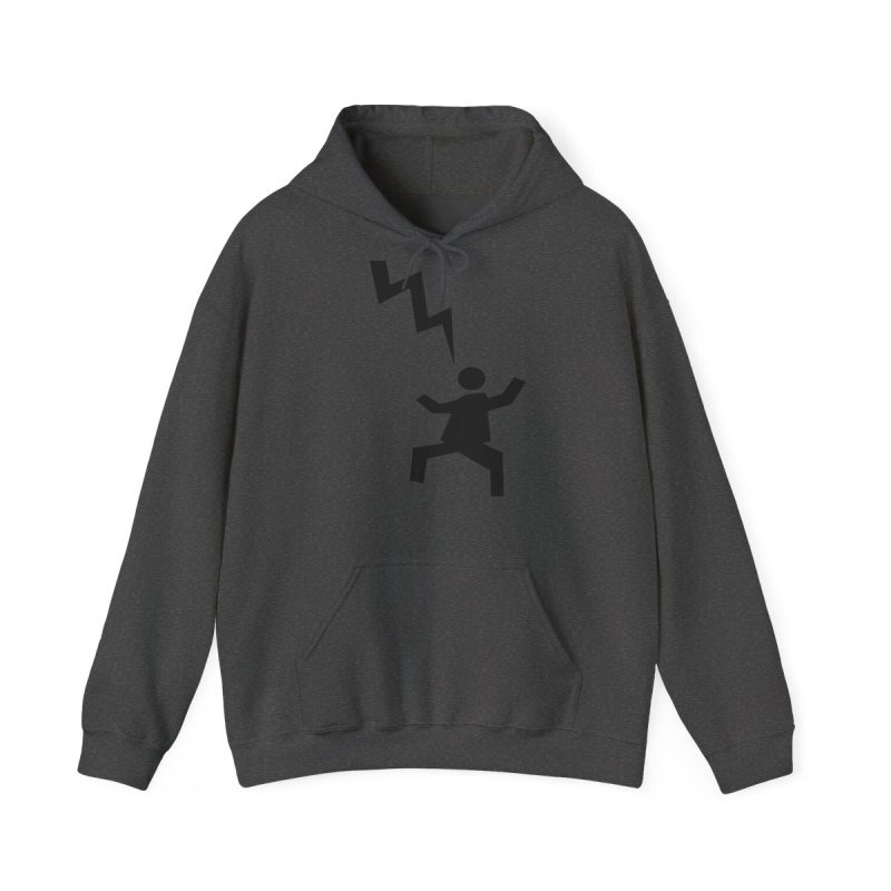 Sudadera con capucha - Gris oscuro jaspeado - Mal no et toqui un llamp