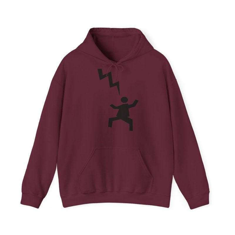 Sudadera con capucha - Granate - Mal no et toqui un llamp