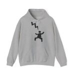 Sudadera con capucha - Gris deportivo - Mal no et toqui un llamp Sudadera con capucha - Gris deportivo - Mal no et toqui un llamp
