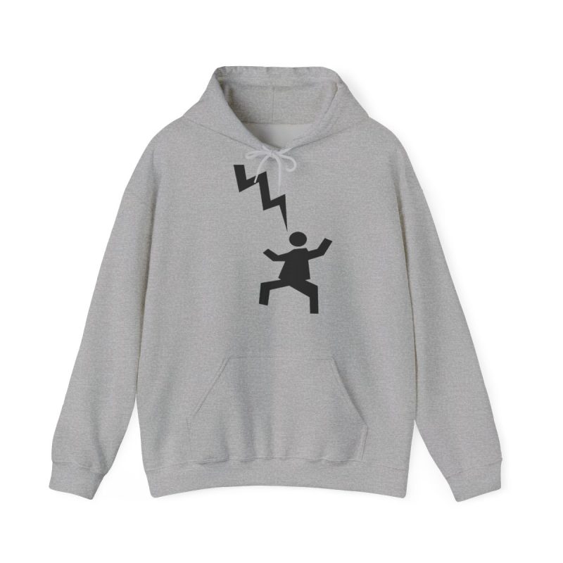 Sudadera con capucha - Gris deportivo - Mal no et toqui un llamp