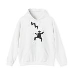 Sudadera con capucha - Blanco - Mal no et toqui un llamp Sudadera con capucha - Blanco - Mal no et toqui un llamp