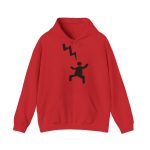 Sudadera con capucha - Rojo - Mal no et toqui un llamp Sudadera con capucha - Rojo - Mal no et toqui un llamp