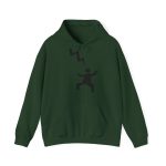 Sudadera con capucha - Verde bosque - Mal no et toqui un llamp Sudadera con capucha - Verde bosque - Mal no et toqui un llamp