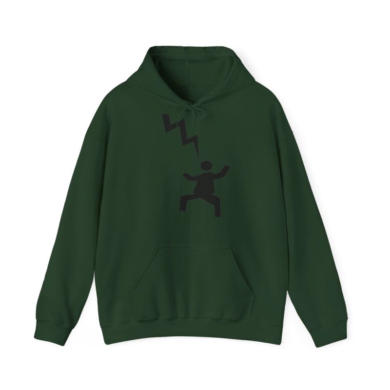 Sudadera con capucha - Verde bosque - Mal no et toqui un llamp