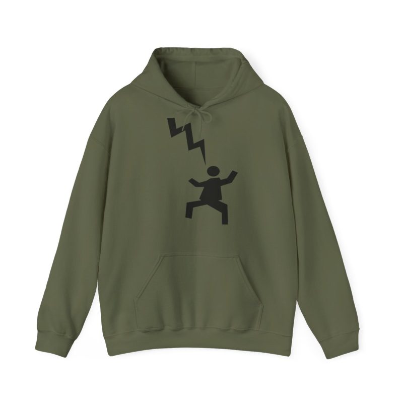 Sudadera con capucha - Verde militar - Mal no et toqui un llamp