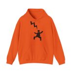 Sudadera con capucha - Naranja - Mal no et toqui un llamp Sudadera con capucha - Naranja - Mal no et toqui un llamp