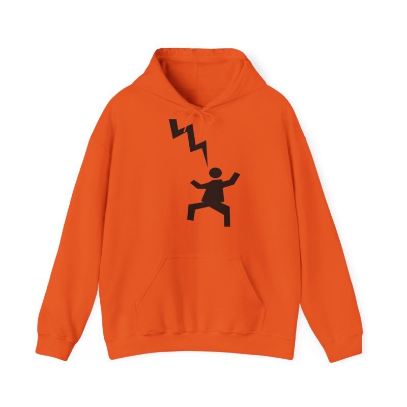 Sudadera con capucha - Naranja - Mal no et toqui un llamp