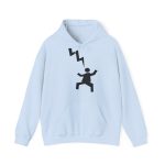 Sudadera con capucha - Azul claro - Mal no et toqui un llamp Sudadera con capucha - Azul claro - Mal no et toqui un llamp