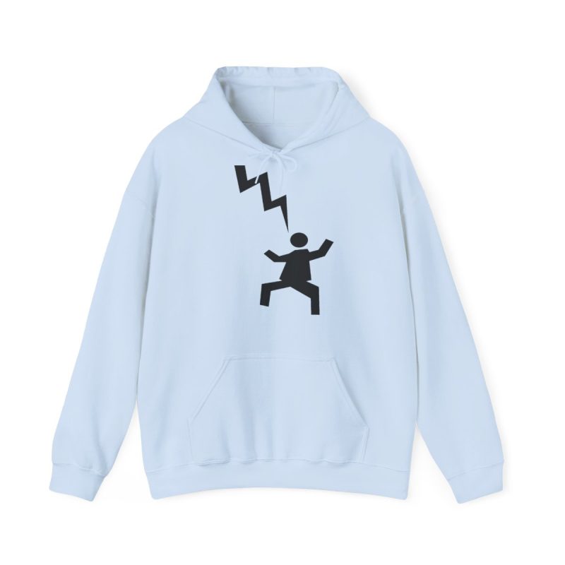 Sudadera con capucha - Azul claro - Mal no et toqui un llamp