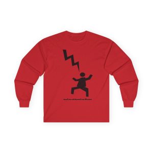 Camiseta manga larga - Rojo - Mal no et toqui un llamp