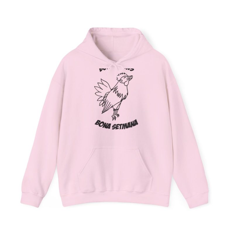 Sudadera con capucha - Rosa claro - Camiseta «Bon dilluns, bona setmana»