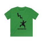 Camiseta infantil Softstyle - Verde irlandes - Mal no et toqui un llamp