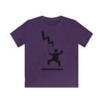 Camiseta infantil Softstyle - Morado - Mal no et toqui un llamp