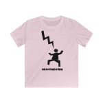 Camiseta infantil Softstyle - Rosa claro - Mal no et toqui un llamp