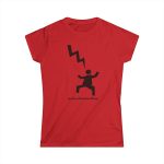 Camiseta mujer Softstyle - Rojo - Mal no et toqui un llamp