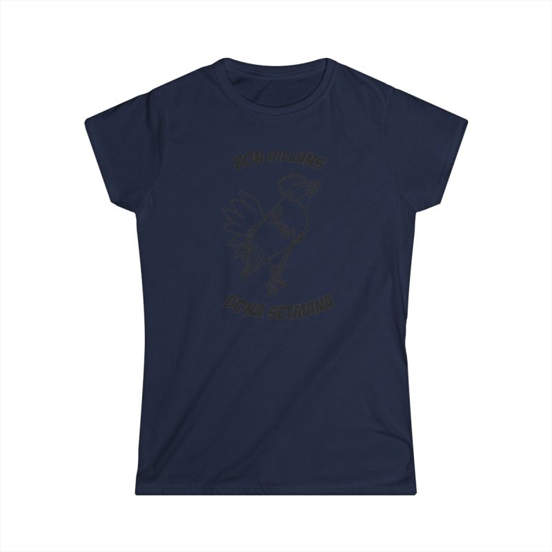 Camiseta mujer Softstyle - Azul marino - Camiseta «Bon dilluns, bona setmana»