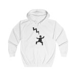 Sudadera con capucha y cremallera - Blanco artico - Mal no et toqui un llamp