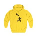 Sudadera con capucha y cremallera - Amarillo sol - Mal no et toqui un llamp