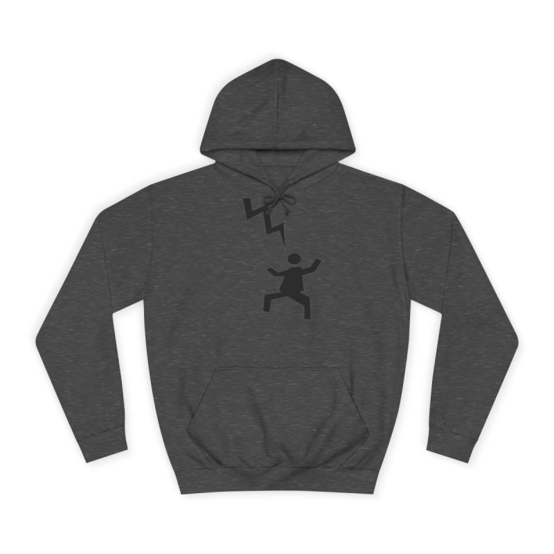 Sudadera universitaria - Gris marengo - Mal no et toqui un llamp