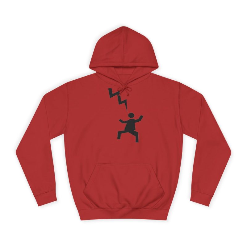 Sudadera universitaria - Rojo fuego - Mal no et toqui un llamp