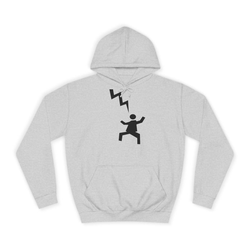 Sudadera universitaria - Gris jaspeado claro - Mal no et toqui un llamp