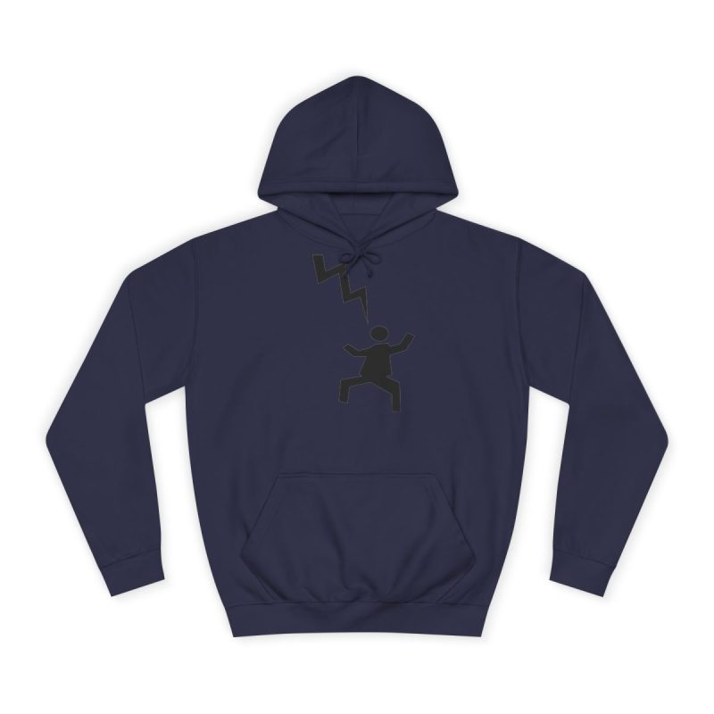 Sudadera universitaria - Azul marino Oxford - Mal no et toqui un llamp